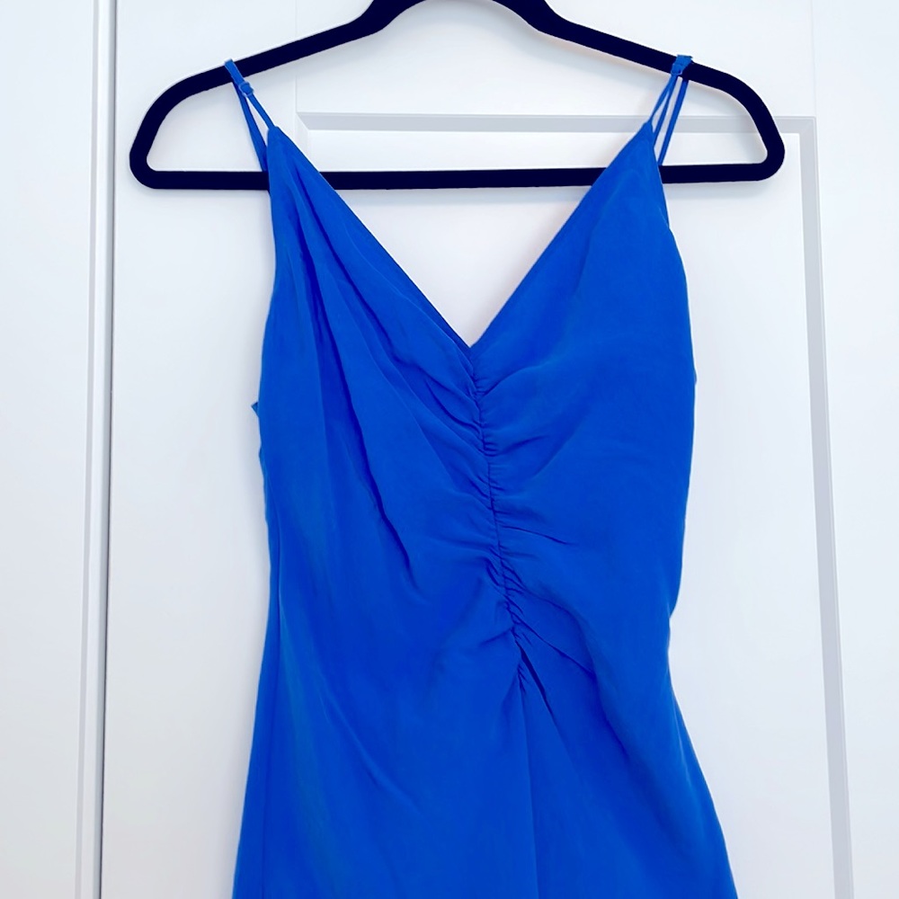 NWT Cobalt blue midi dress in small - Picture 2 of 6